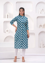 Pure Sanganeri Cotton Print Kurti - Yanchi