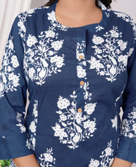 Pure Sanganeri Cotton Print Kurti - Yanchi