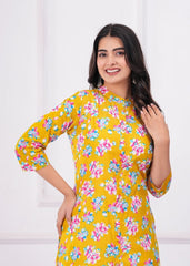 Pure Sanganeri Cotton Print Kurti - Yanchi