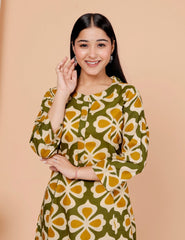 Pure Sanganeri Cotton Print Kurti - Yanchi