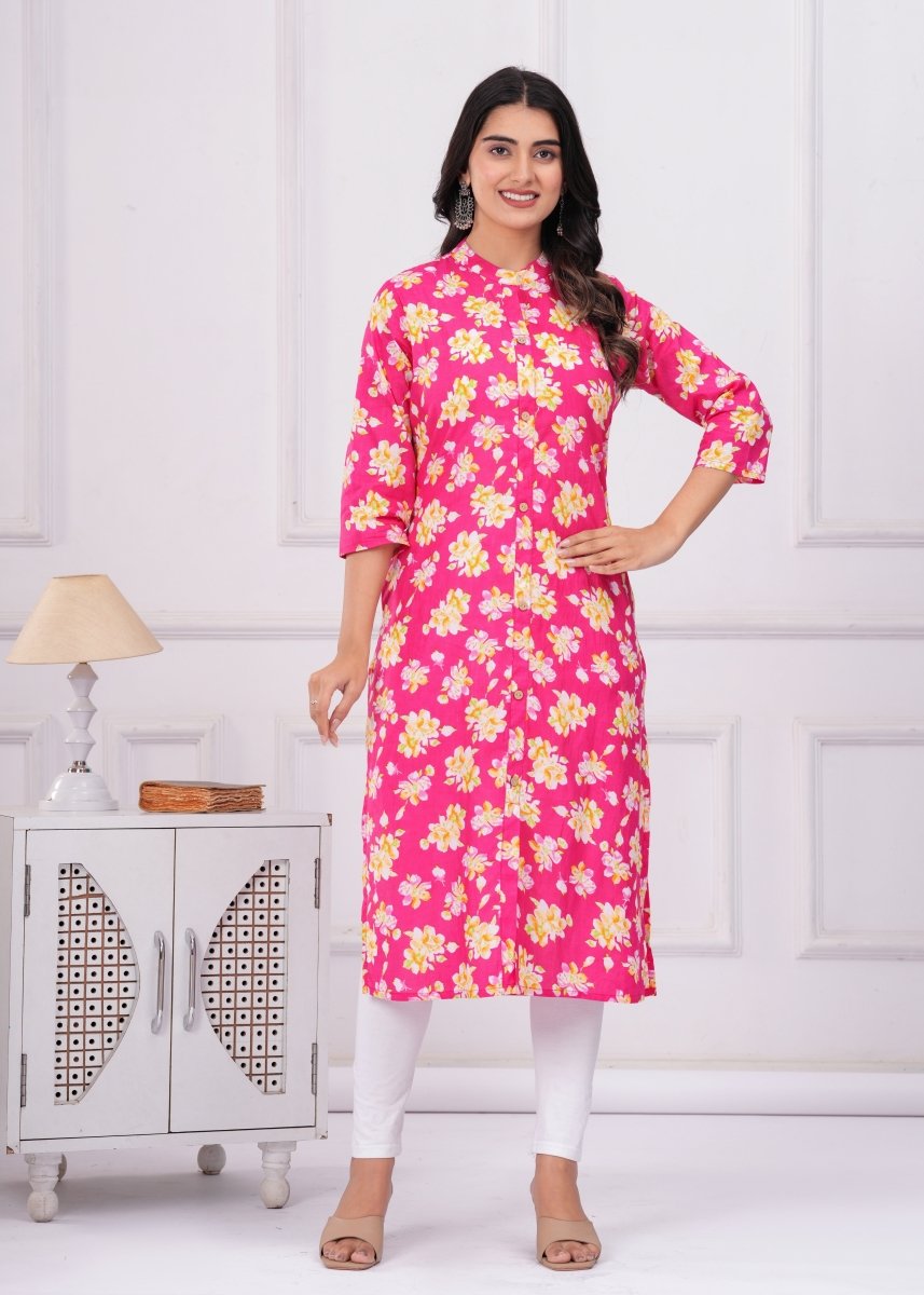 Pure Sanganeri Cotton Print Kurti - Yanchi