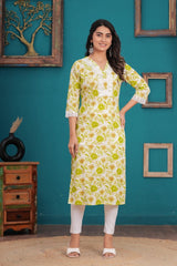 Pure Sanganeri Cotton Print Kurti - Yanchi