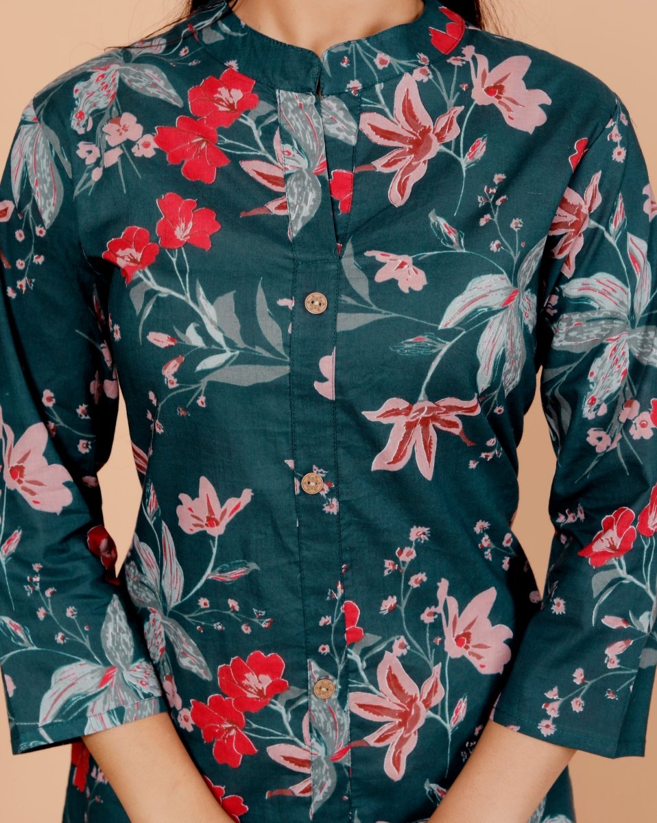 Pure Sanganeri Cotton Print Kurti - Yanchi
