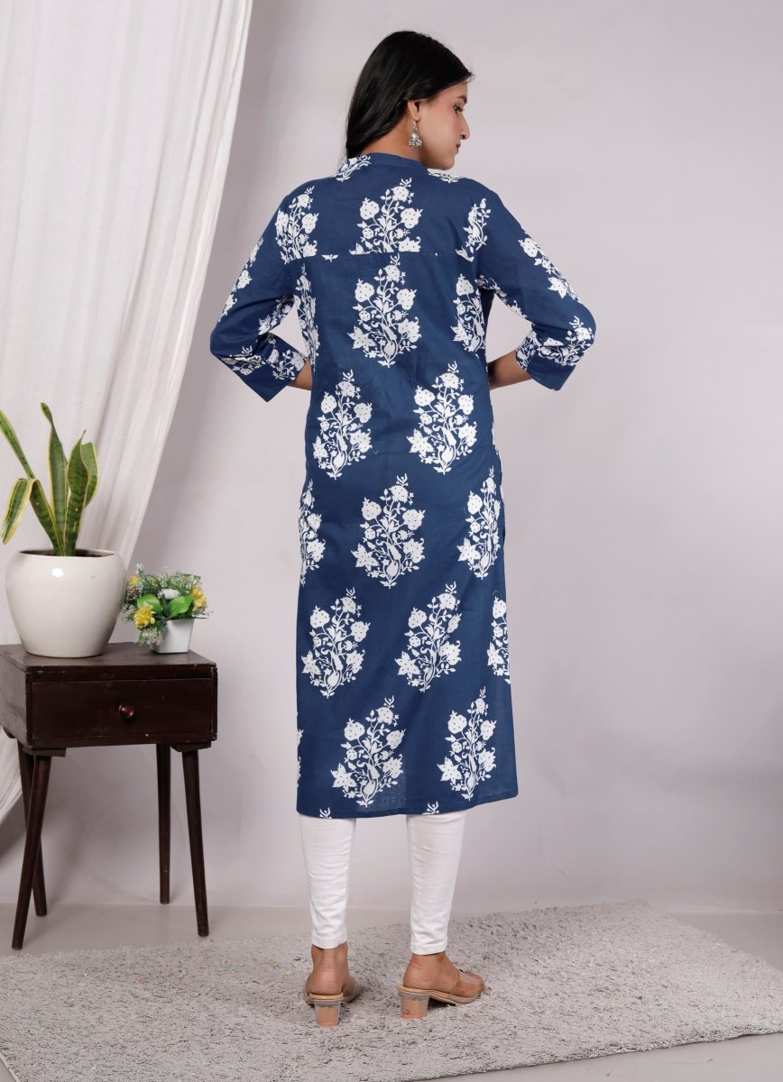 Pure Sanganeri Cotton Print Kurti - Yanchi