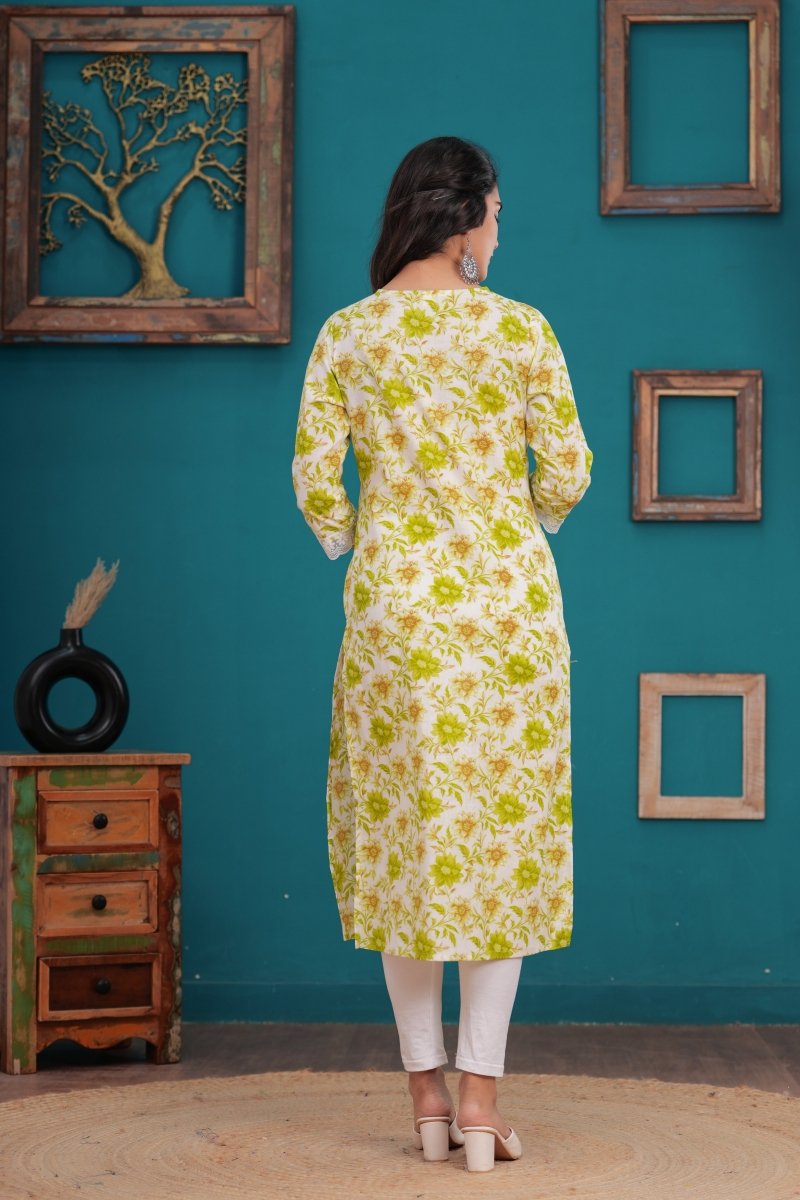 Pure Sanganeri Cotton Print Kurti - Yanchi