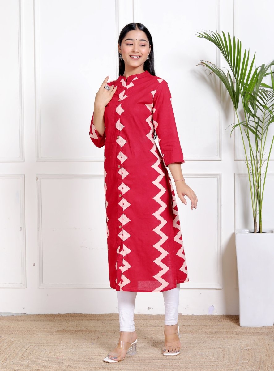 Pure Sanganeri Cotton Print Kurti - Yanchi