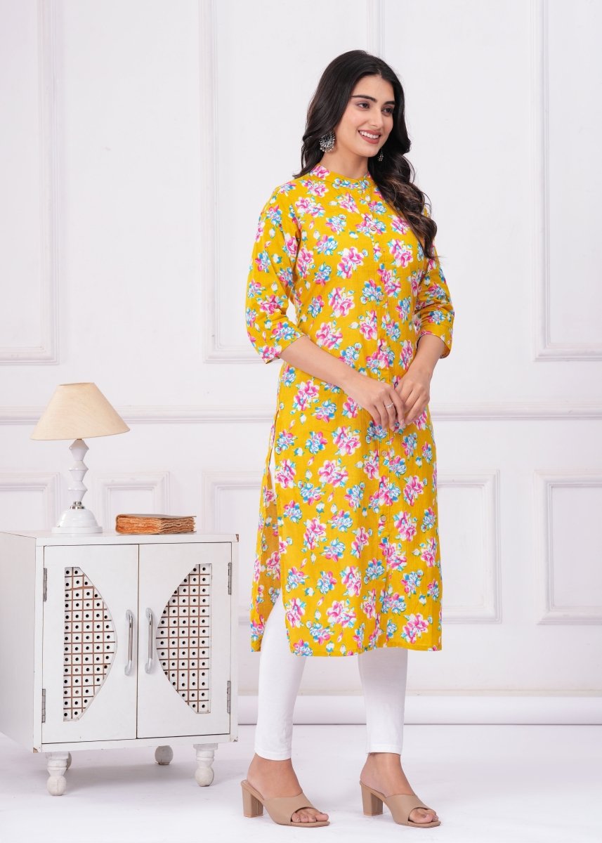 Pure Sanganeri Cotton Print Kurti - Yanchi