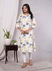Pure Sanganeri Cotton Print Kurti - Yanchi