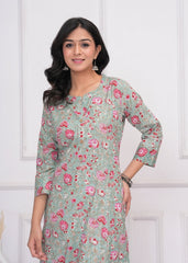 Pure Sanganeri Cotton Print Kurti - Yanchi
