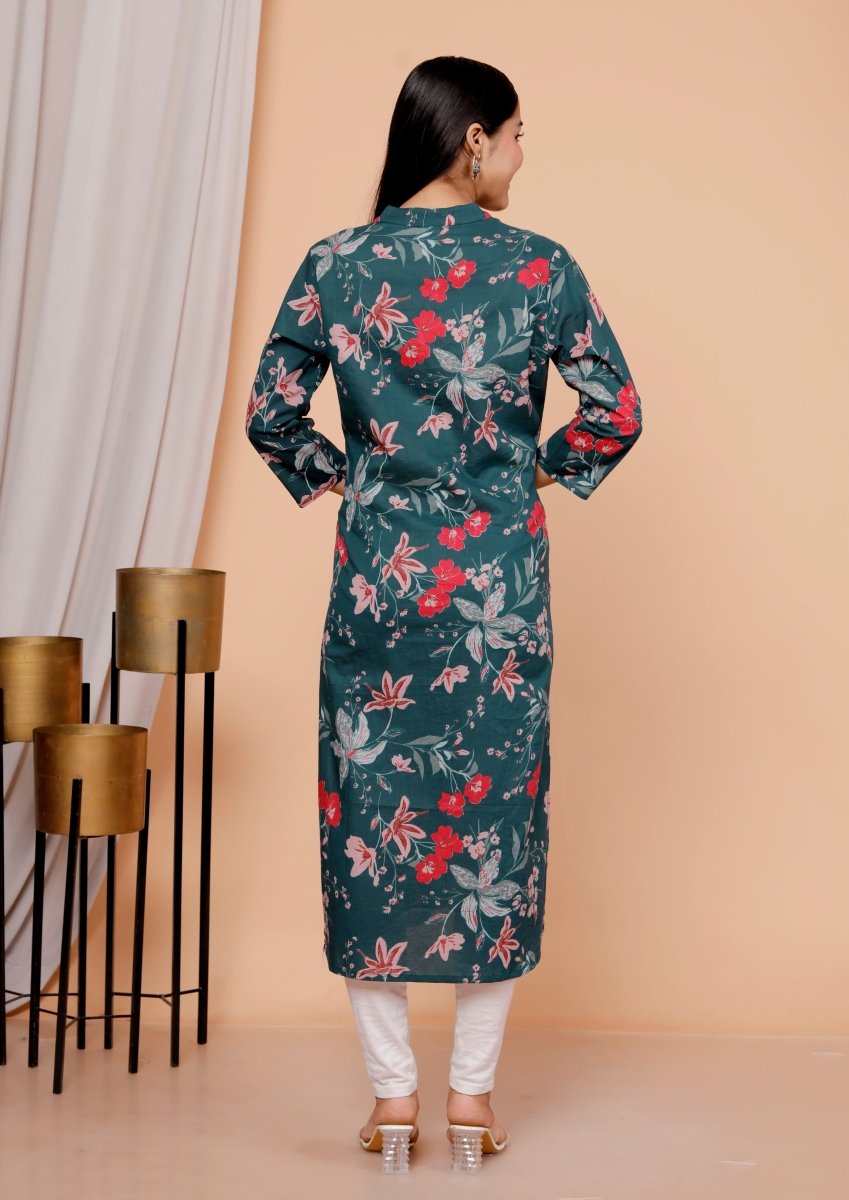 Pure Sanganeri Cotton Print Kurti - Yanchi