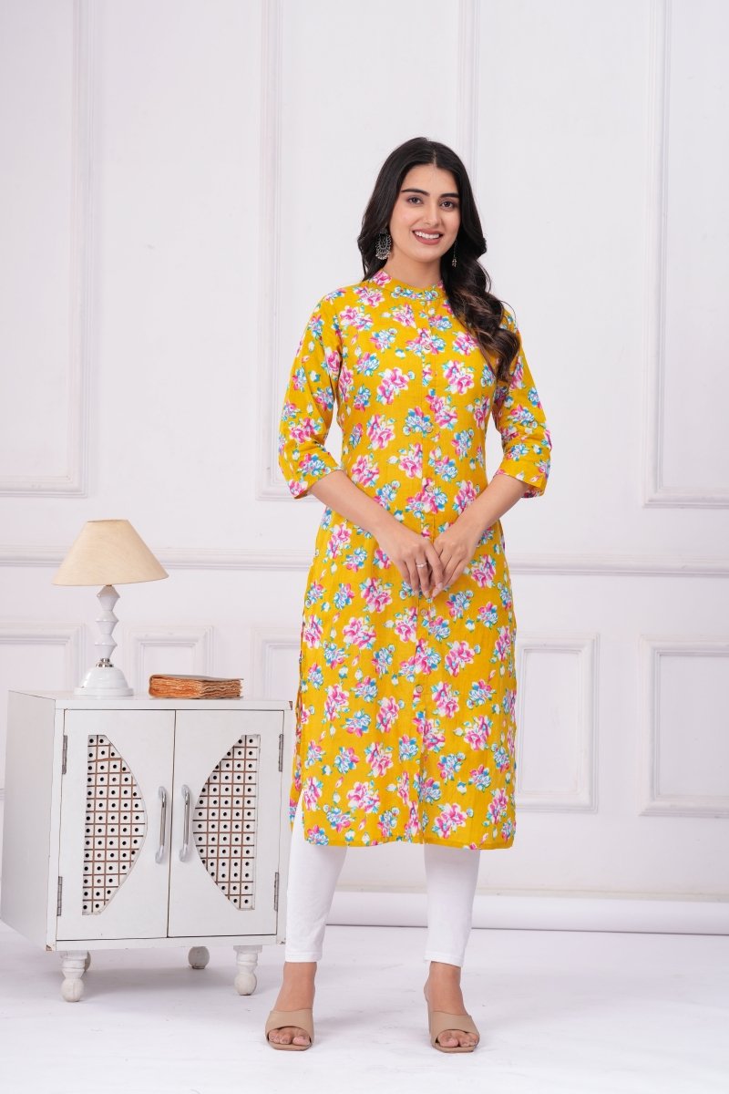 Pure Sanganeri Cotton Print Kurti - Yanchi