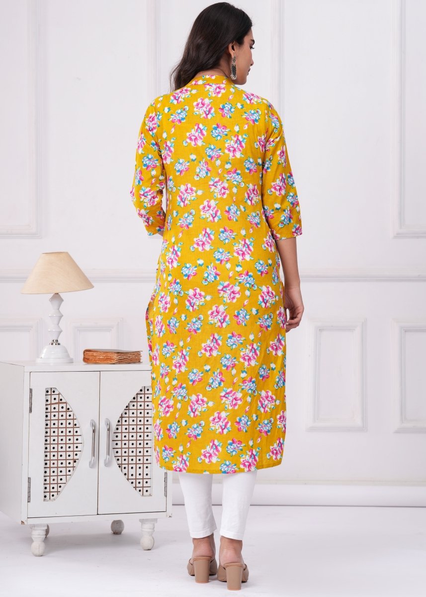 Pure Sanganeri Cotton Print Kurti - Yanchi