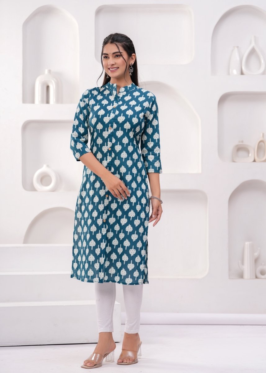 Pure Sanganeri Cotton Print Kurti - Yanchi