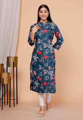 Pure Sanganeri Cotton Print Kurti - Yanchi