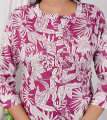 Pure Sanganeri Cotton Print Kurti - Yanchi