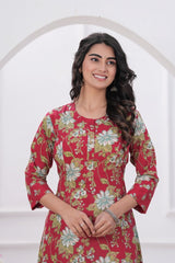 Pure Sanganeri Cotton Print Kurti - Yanchi