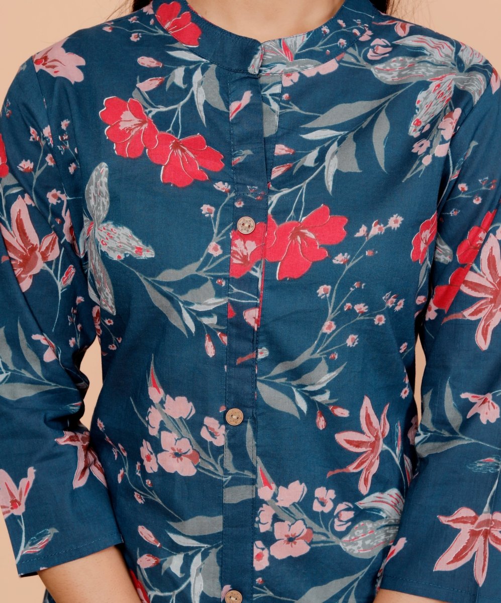 Pure Sanganeri Cotton Print Kurti - Yanchi