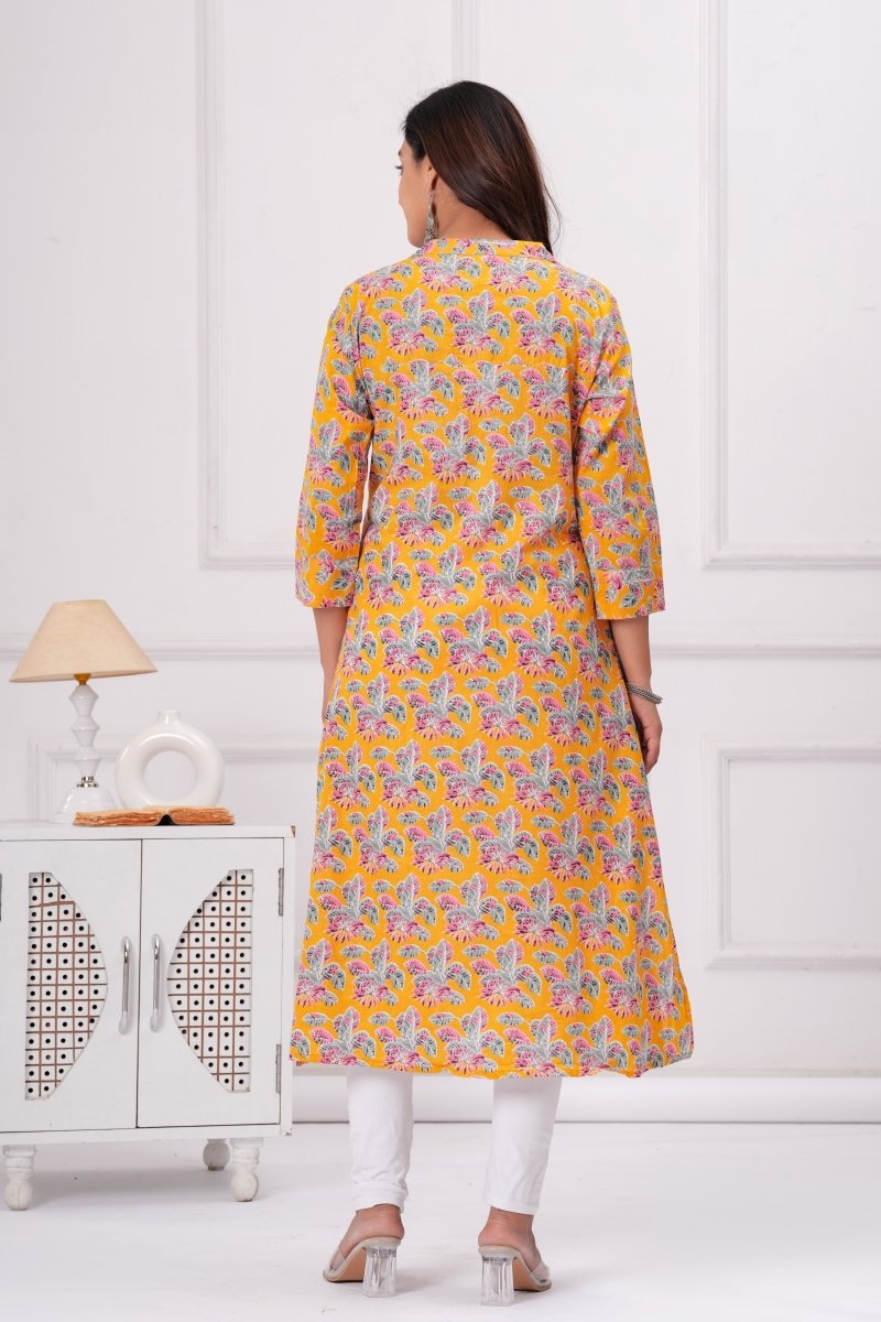 Pure Sanganeri Cotton Print Kurti - Yanchi