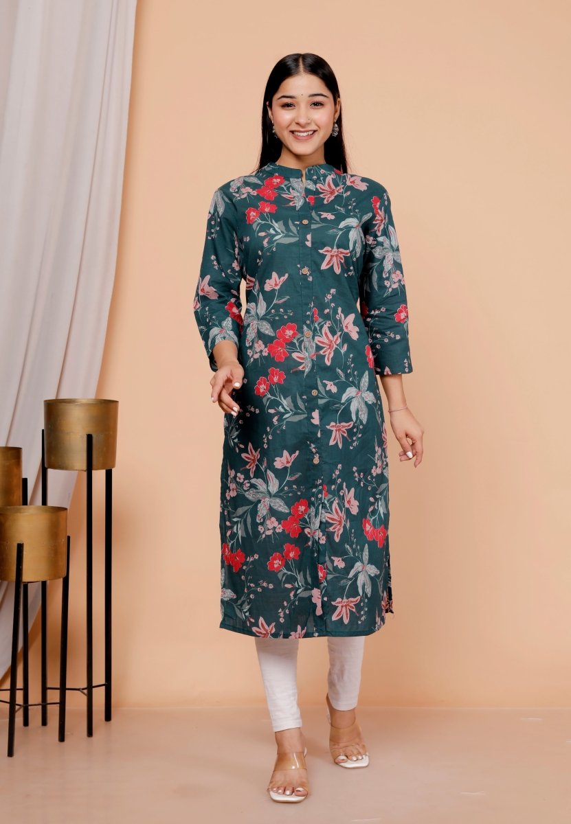 Pure Sanganeri Cotton Print Kurti - Yanchi