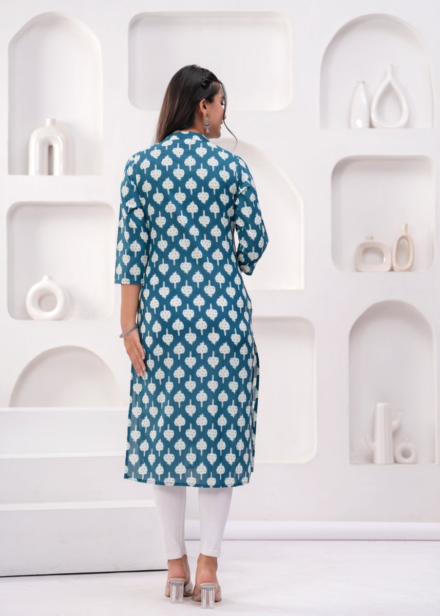 Pure Sanganeri Cotton Print Kurti - Yanchi