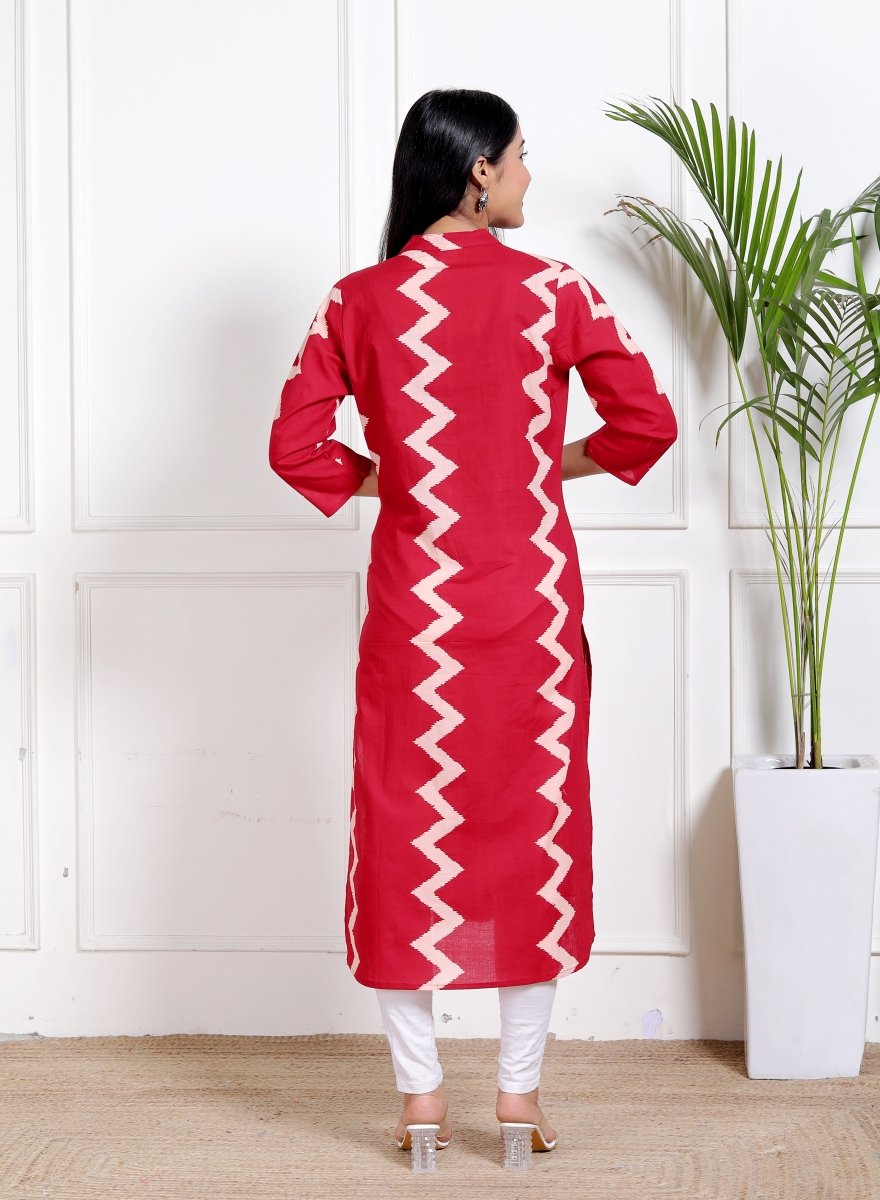 Pure Sanganeri Cotton Print Kurti - Yanchi