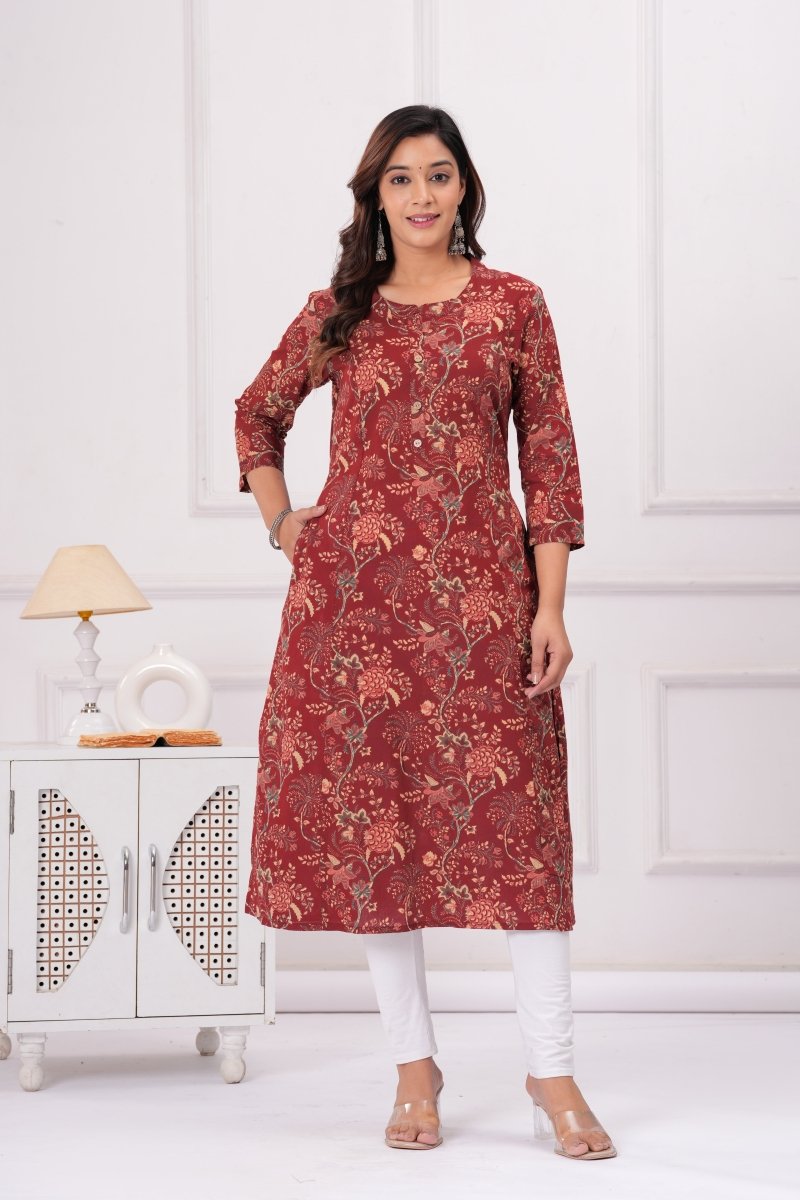 Pure Sanganeri Cotton Print Kurti - Yanchi