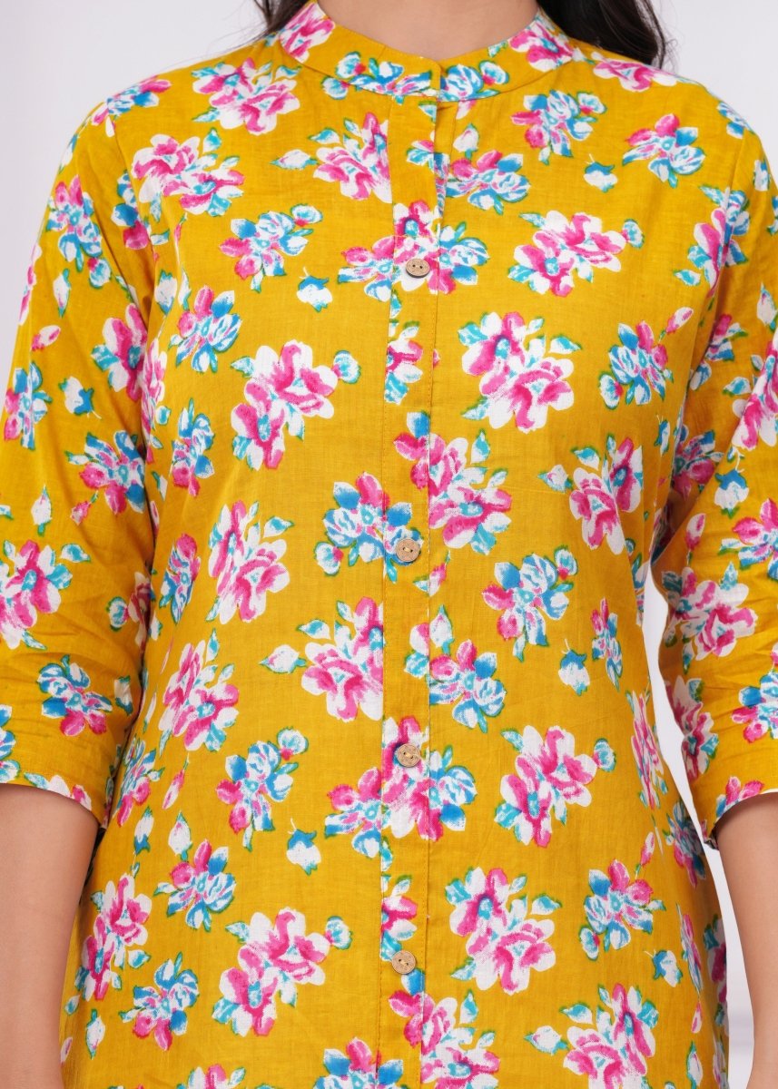 Pure Sanganeri Cotton Print Kurti - Yanchi