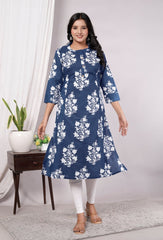 Pure Sanganeri Cotton Print Kurti - Yanchi