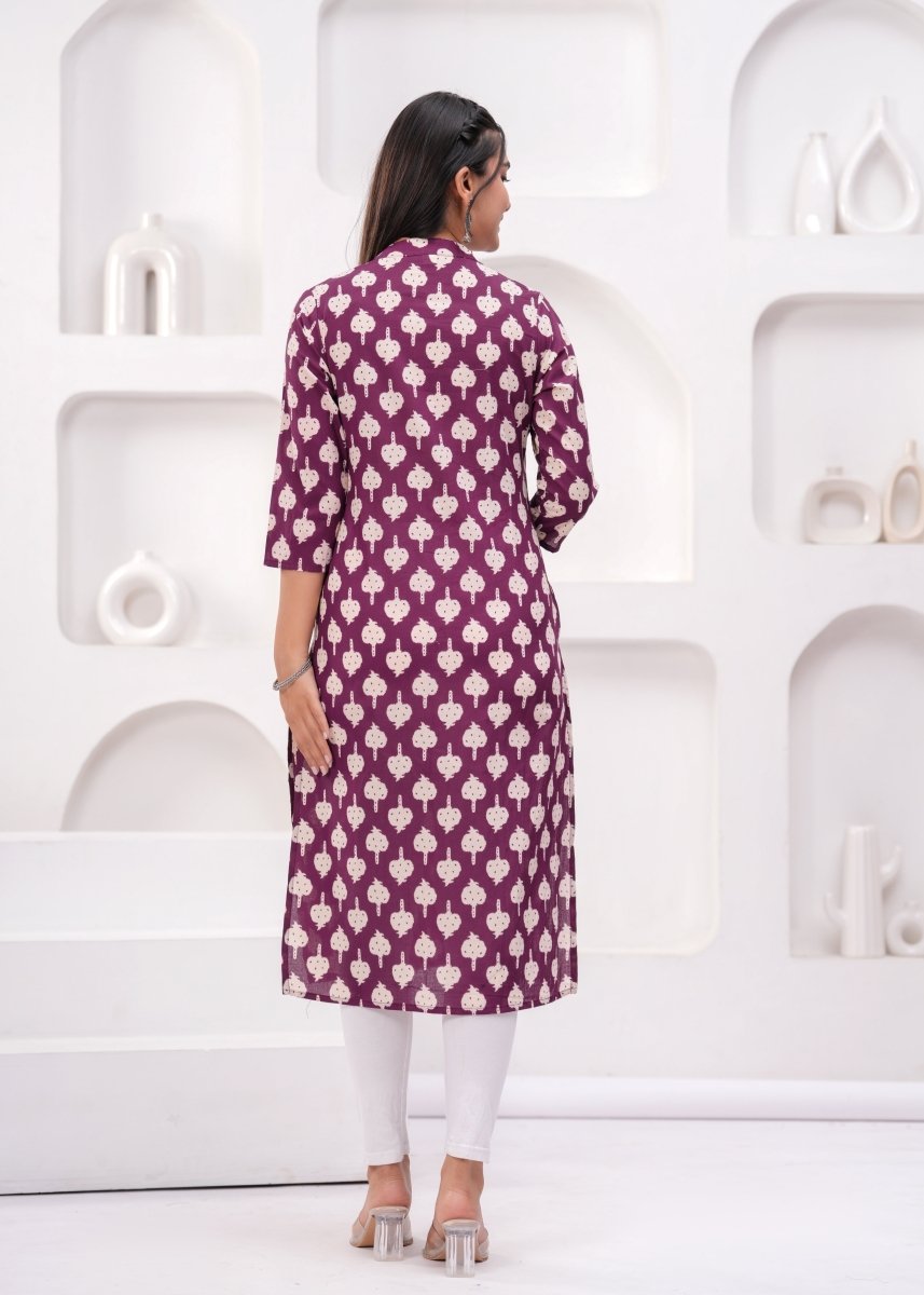 Pure Sanganeri Cotton Print Kurti - Yanchi