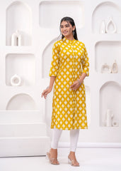 Pure Sanganeri Cotton Print Kurti - Yanchi