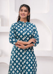 Pure Sanganeri Cotton Print Kurti - Yanchi