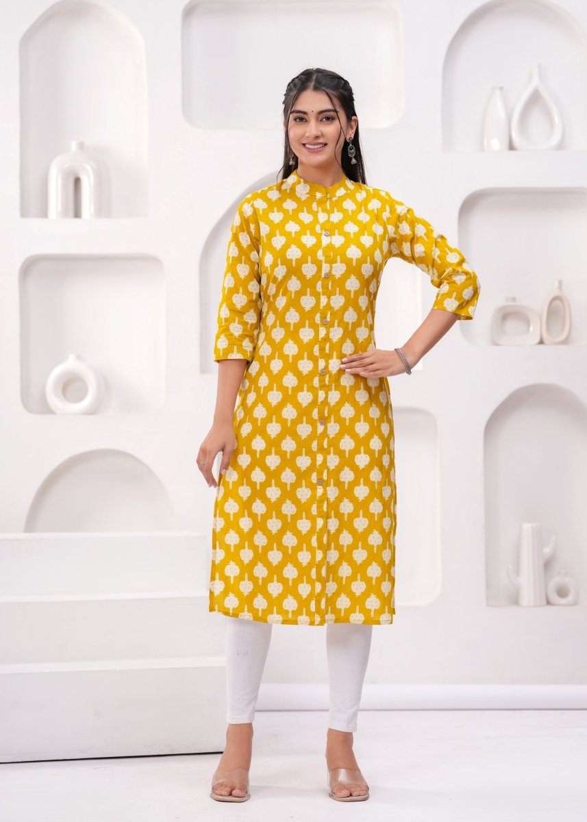 Pure Sanganeri Cotton Print Kurti - Yanchi