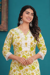 Pure Sanganeri Cotton Print Kurti - Yanchi