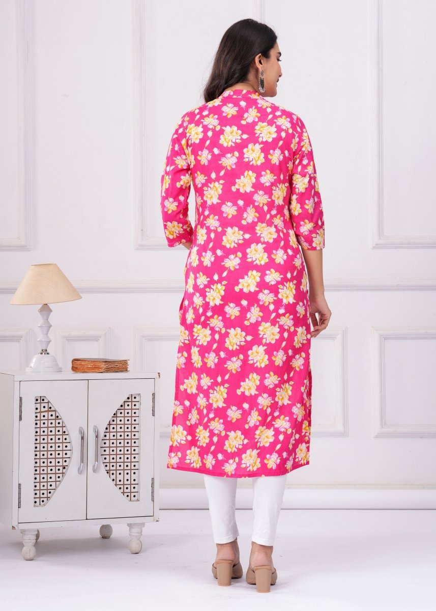 Pure Sanganeri Cotton Print Kurti - Yanchi