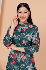 Pure Sanganeri Cotton Print Kurti - Yanchi