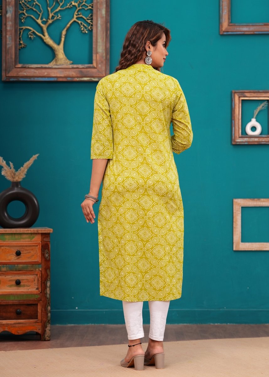 Pure Sangeri Cotton Print Kurti - Yanchi