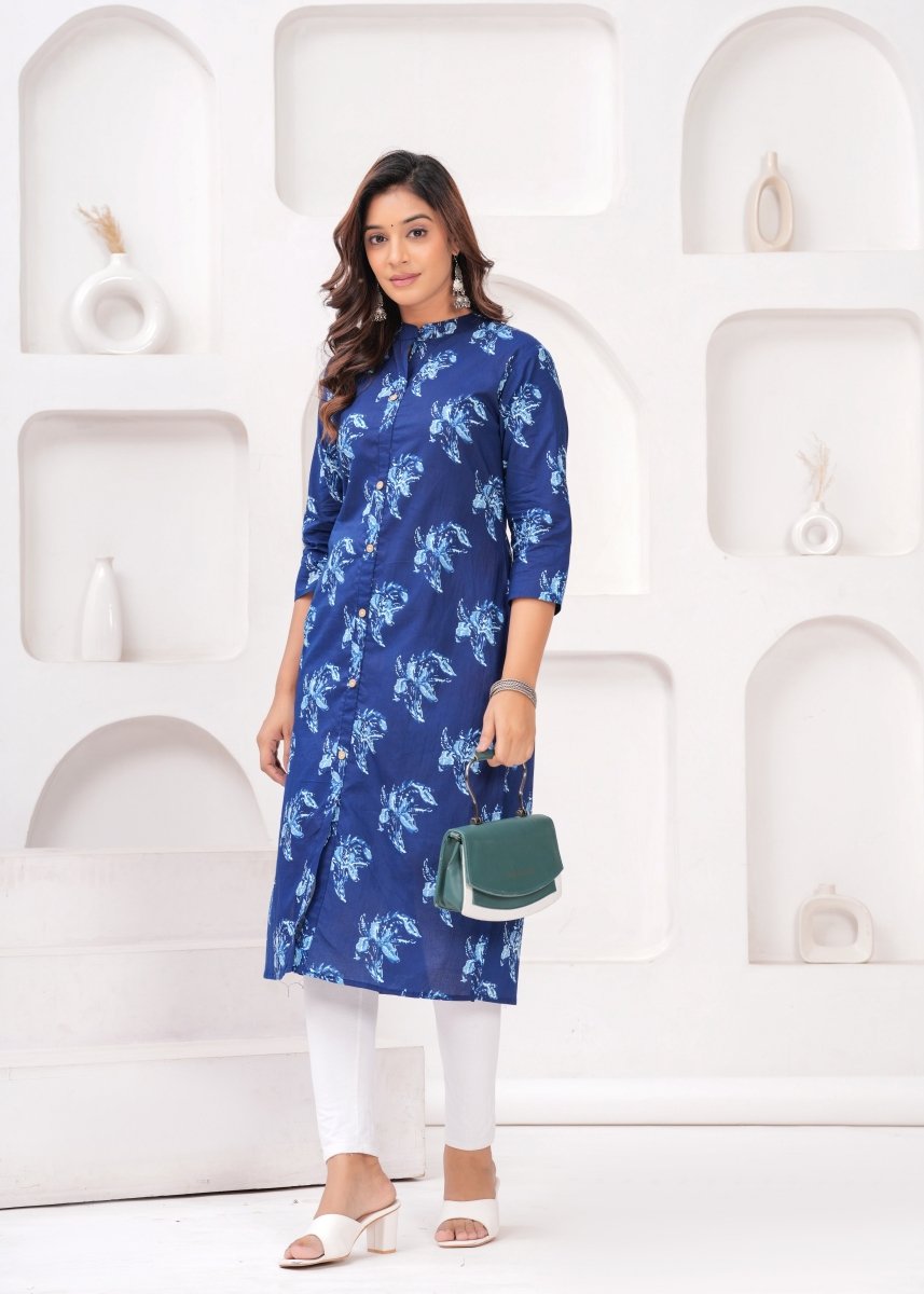 Pure Sangeri Cotton Print Kurti - Yanchi