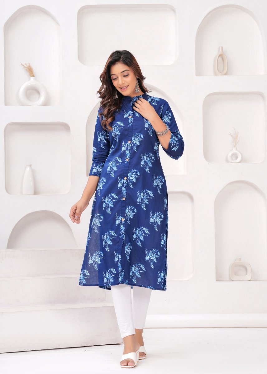 Pure Sangeri Cotton Print Kurti - Yanchi