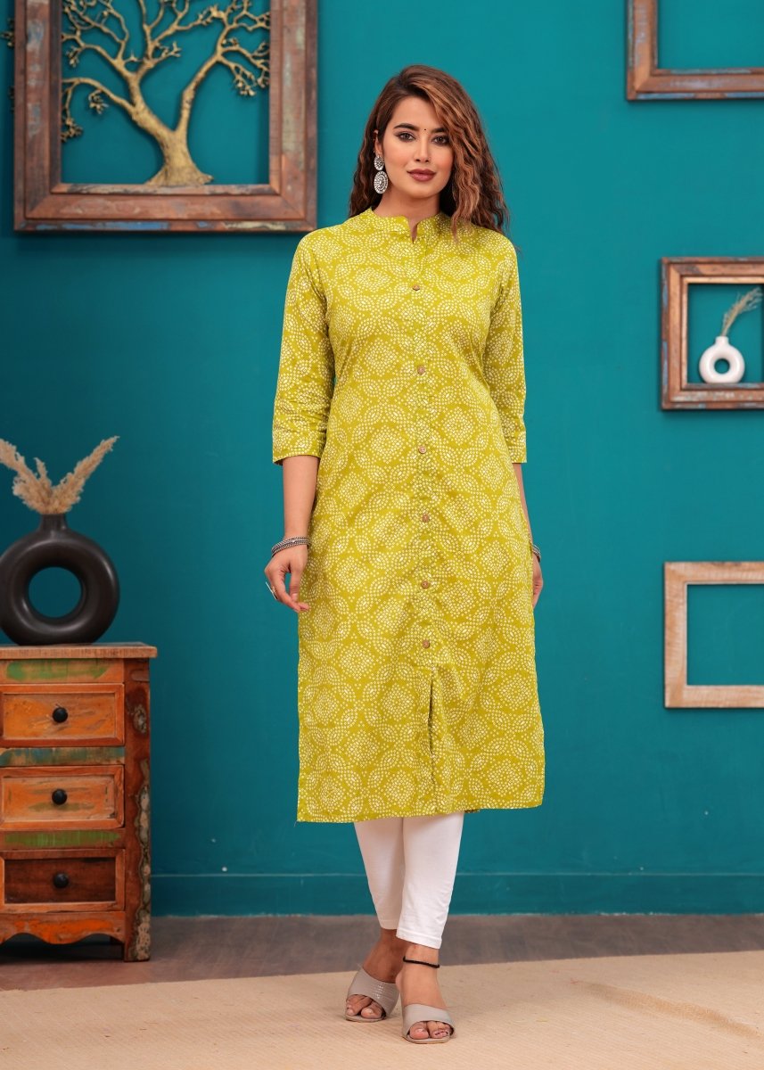 Pure Sangeri Cotton Print Kurti - Yanchi