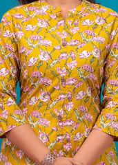 Pure Sangeri Cotton Print Kurti - Yanchi