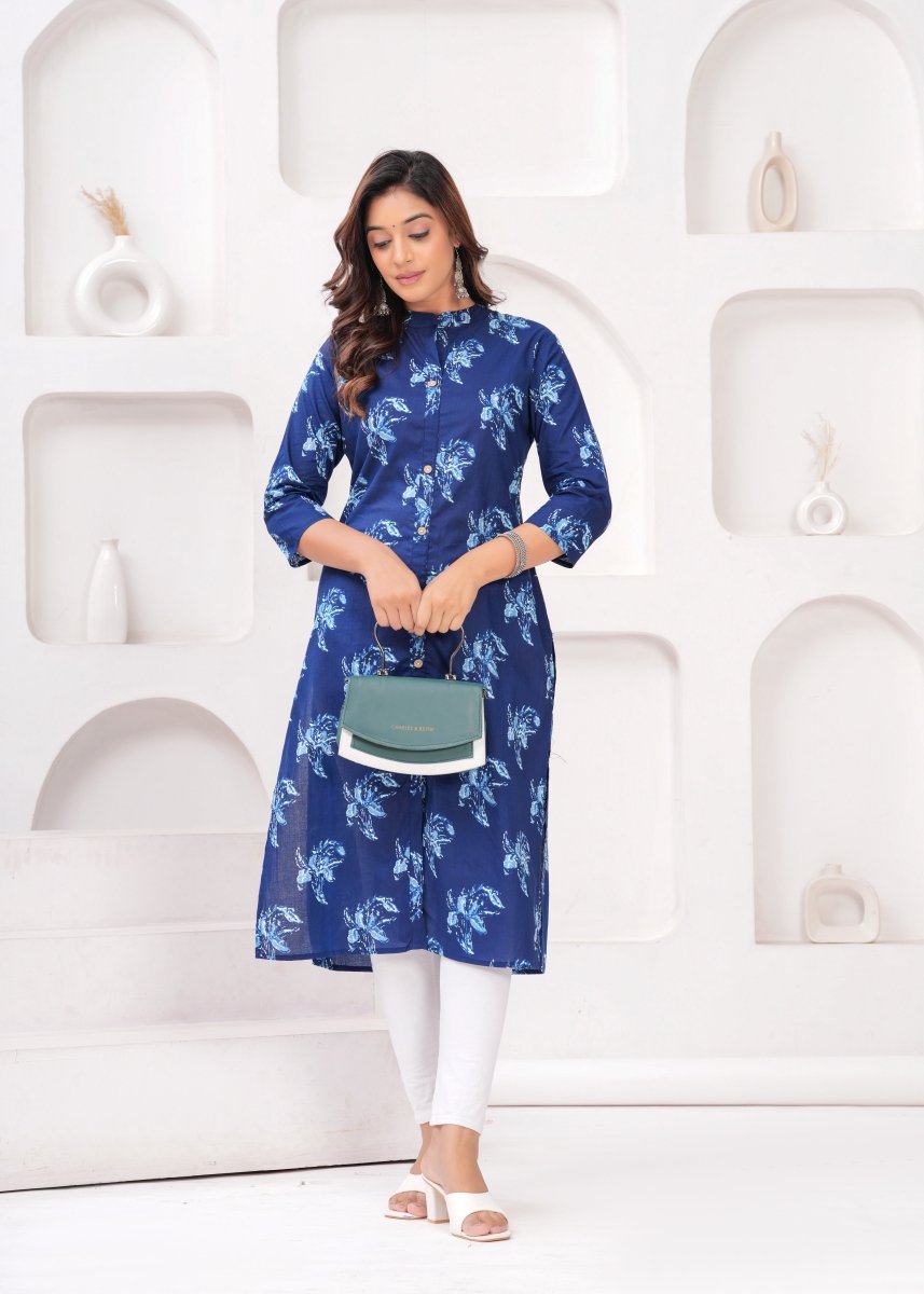 Pure Sangeri Cotton Print Kurti - Yanchi