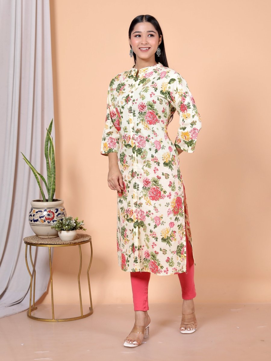 Pure Soft Cotton Print Kurti - Yanchi