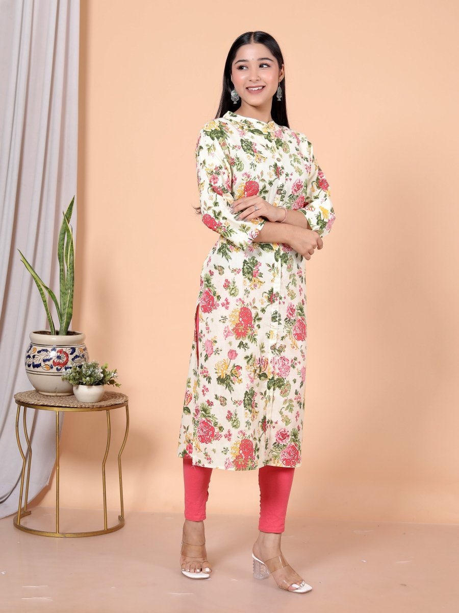 Pure Soft Cotton Print Kurti - Yanchi
