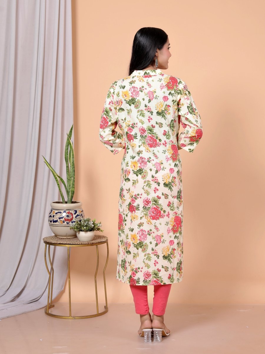 Pure Soft Cotton Print Kurti - Yanchi