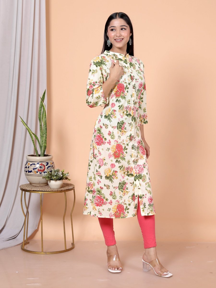Pure Soft Cotton Print Kurti - Yanchi
