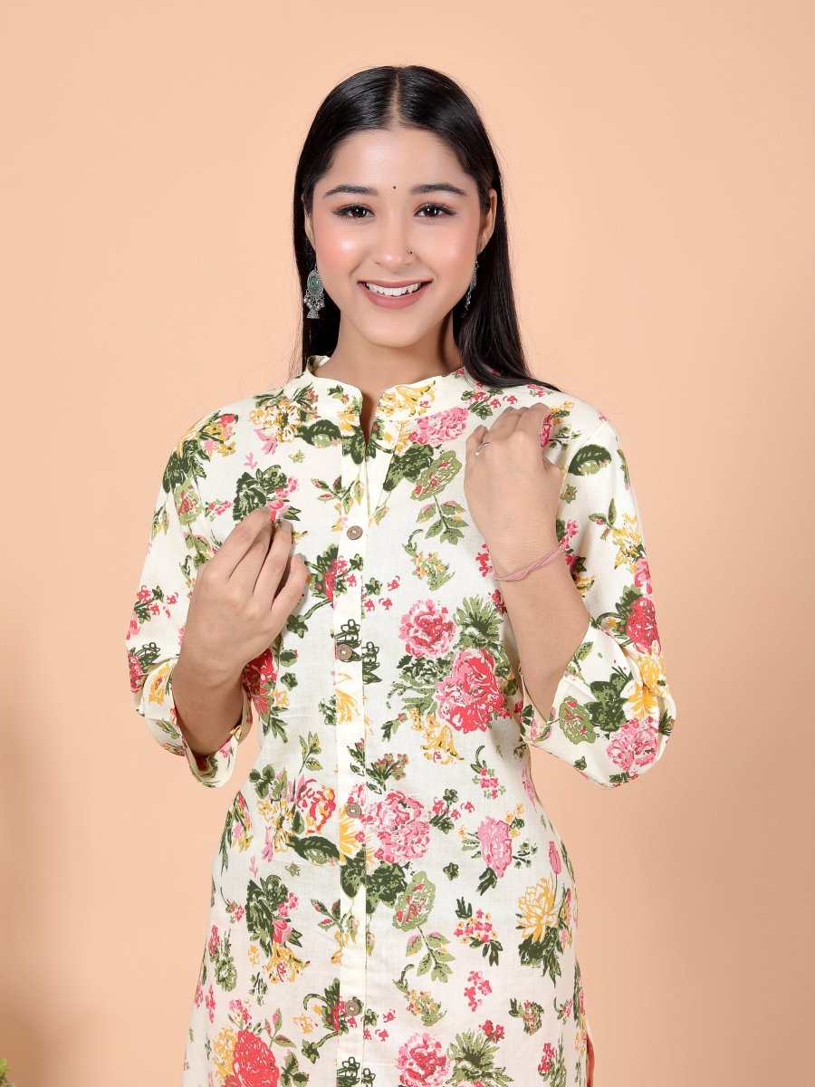 Pure Soft Cotton Print Kurti - Yanchi