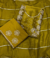 Pure Viscose Burberry Suit Set with Sequence & Zari Thread Work - Yanchi