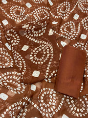 Radiant Georgette Bandhej Suit Set - Yanchi