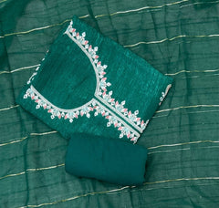 Radiant Gold Crush Crunchy Beeds Work Suit Set - Yanchi