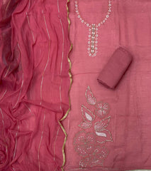 Radiant Gold Crush Crunchy Beeds Work Suit Set - Yanchi